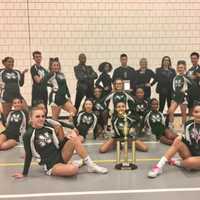 <p>The Norwalk High School Cheerleading team won the coed title at the recent FCIAC Championships, the first cheerleading title for the Bears.</p>