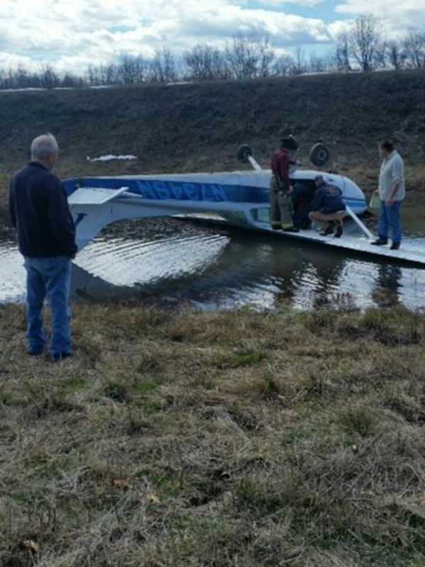 Safety Officer Quick On The Scene After Plane Overturns In Lagrangeville