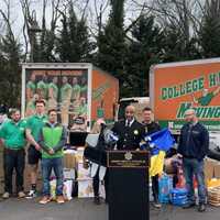 Suffolk County Sheriff's Office Donates Nearly 450 Pieces Of Body Armor To Ukraine