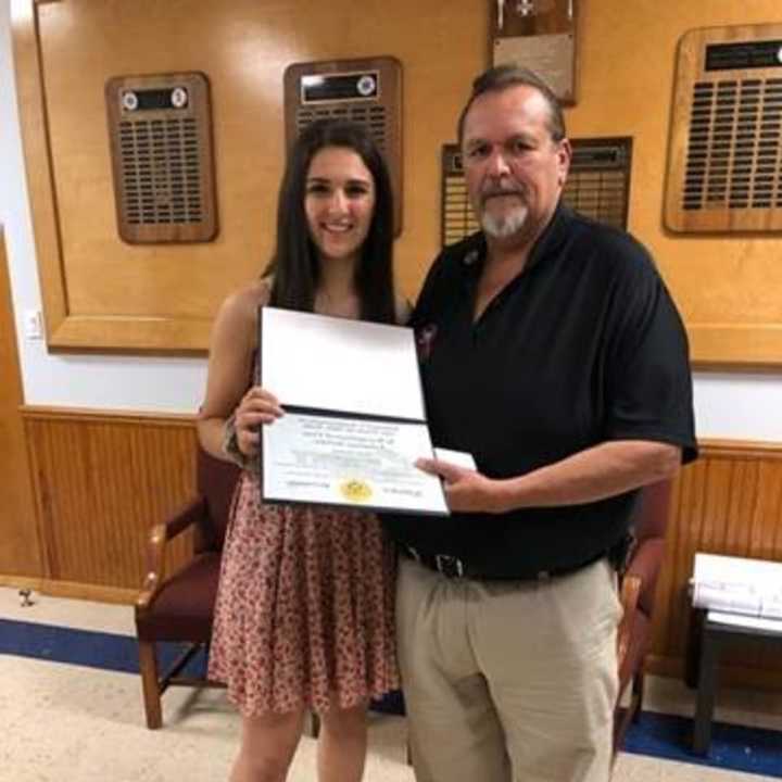 FASNY scholarship winner Sara Ferraro of West Nyack