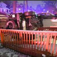 Icy Roads Send Jeep Into Homes In Nutley