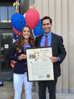 Rockland Leaders Honor West Nyack Olympic Rugby Star