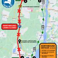 Roadwork Update: I-87 To Remain Open In Hudson Valley Due To Upcoming Snow