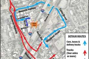 Demolition To Begin On Bridge Over I-95: Lane Closures, Traffic Stops Planned