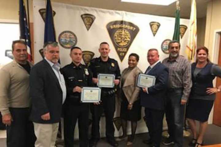 3 Officers Honored For Making Bridgeport Safer With 'Exceptional' Arrests