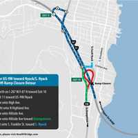 <p>Detours and closing for the Tappan Zee.</p>