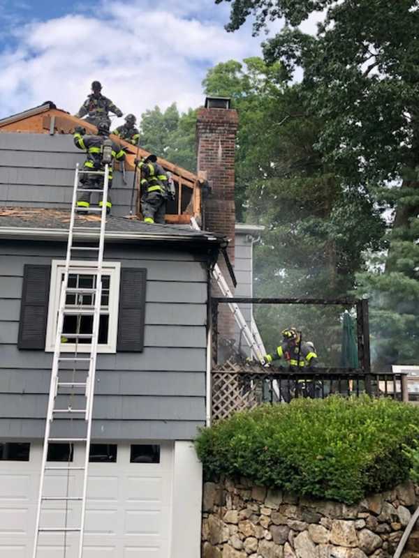 Blaze Breaks Out At CT Home