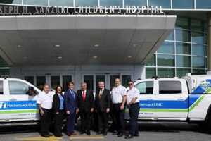 HackensackUMC Receives Donated Paramedic Vehicles