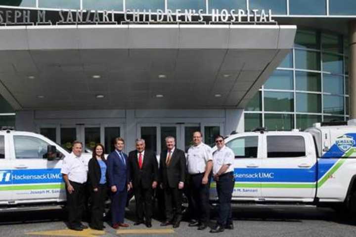 HackensackUMC Receives Donated Paramedic Vehicles