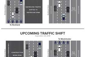 Major, Temporary Shift Of Rockland-Bound New Tappan Zee Bridge Traffic Scheduled