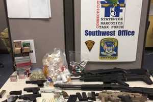 Police: Guns, Cash, Thousands of Pills Seized In Bridgeport