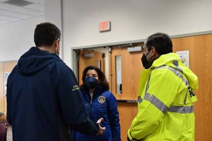 Hochul Gives Update On Winter Storm Response In Area County Hit Hardest