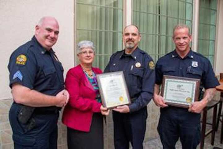 Greenwich Police Officer Honored For His Work To Keep The Community Safe