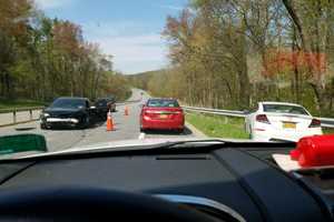 Photos: One Hospitalized In Two-Vehicle Crash Causing Taconic Closure
