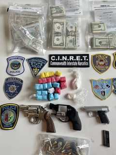 Western Mass Duo Charged After Drugs, Weapons, Cash Seized In Bust