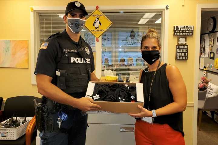 COVID-19: Glen Rock PBA Donates 1,500 Masks To Borough Schoolchildren