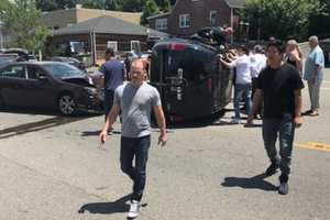Four Kids, One Adult Hospitalized After SUV Is Broadsided In Ridgefield