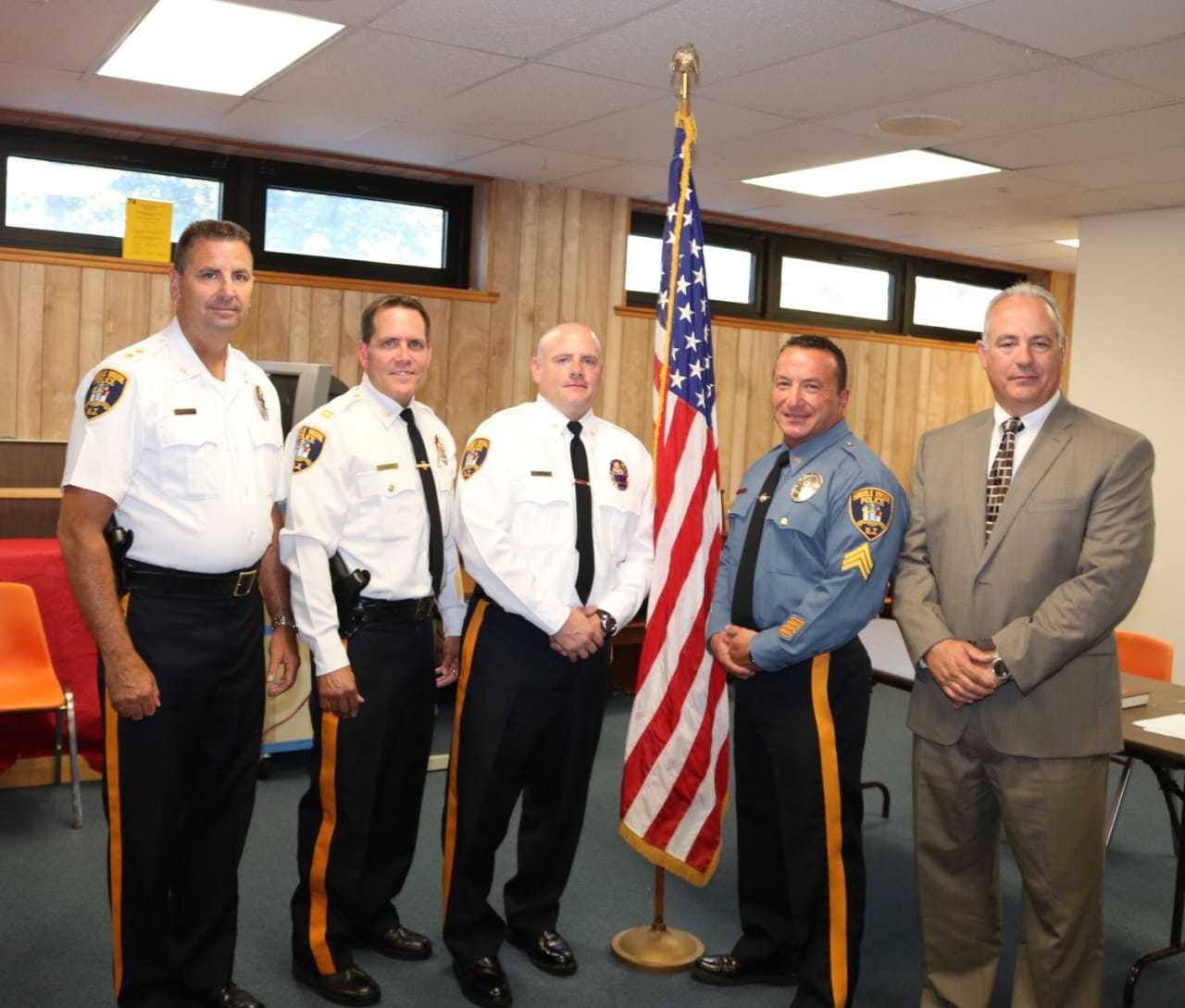 Saddle Brook Police Trio Promoted | Saddle Brook-Elmwood Park Daily Voice