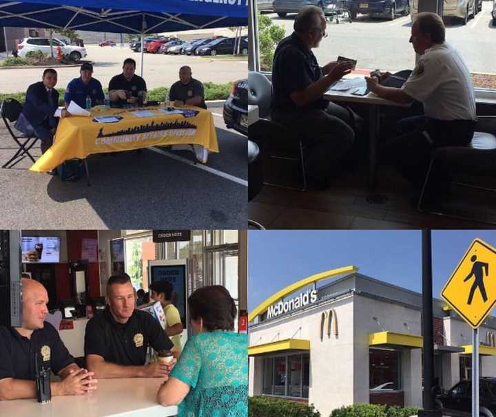 The Passaic Street McDonalds donated free coffee and soda.