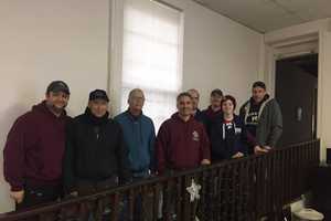 Norwalk Knights of Columbus Help Convalescent Home Prepare For Winter