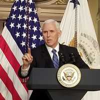 <p>Vice President Mike Pence addresses the L.E.A.D. gathering in Washington, D.C.</p>