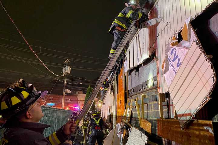 PHOTOS: Firefighters Douse Fairview Commercial Blaze