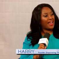 <p>Trumbull resident Tanisha Akinloye appears on the &#x27;Harry&#x27; show</p>