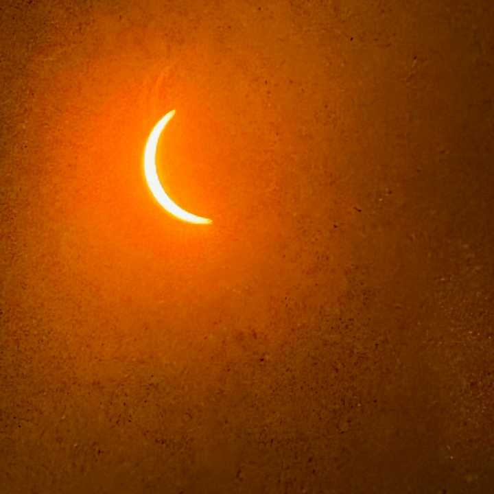 A view of the eclipse from Worcester.&nbsp;