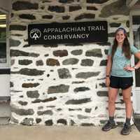 <p>Kristen Geary at the Appalachian Trail Conservancy office in Harpers Ferry, W.Va.</p>