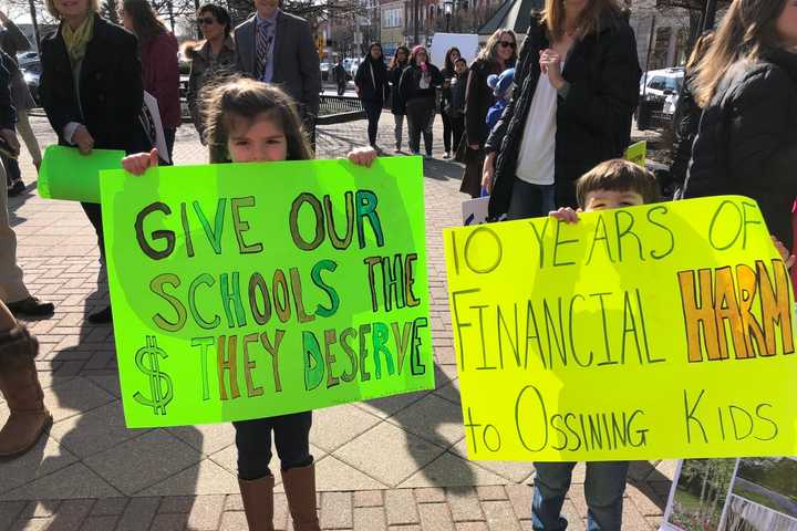 Ossining Rallies Against $16 Million Loss Of State School Funding