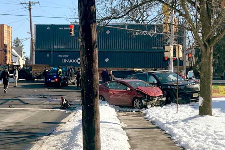 Crash Sends Bergenfield Police Officer, Motorist To Hospital