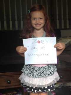 Byram Hills Student Celebrates First Day Of Kindergarten