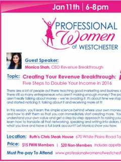 Professional Women Of Westchester Discuss Revenue Breakthrough