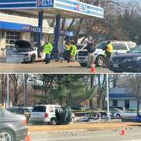 <p>At the Delta gas station on northbound Route 23 in Wayne on Tuesday.</p>