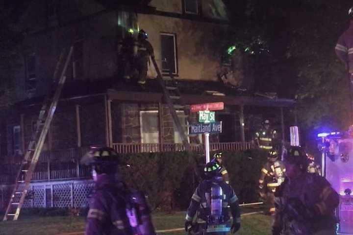 Pets Rescued From Hawthorne House Fire, Flames Climb From Basement To Roof