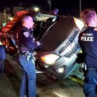 HEROES: Port Authority PD, Tunnel And Bridge Agents Rescue Dangling Baby In GWB SUV Crash
