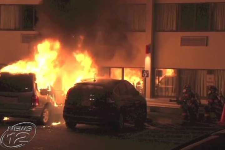 Yonkers Hotel Partially Evacuated Because Of Vehicle Fire