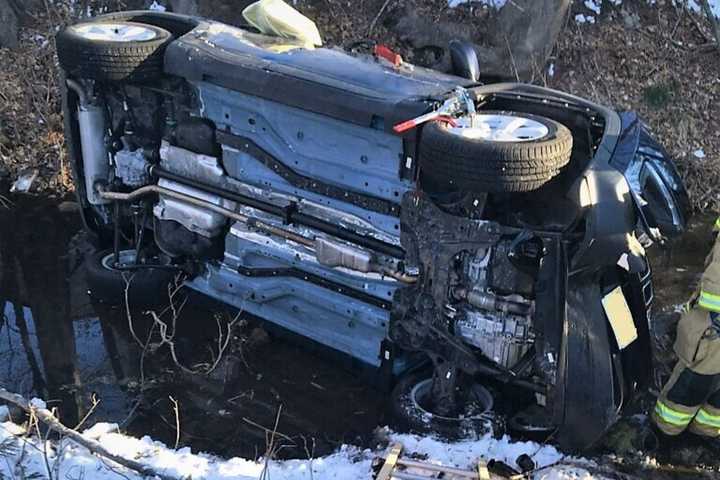 Allendale Rescuers Free Nurse After Jeep Tumbles Down Embankment