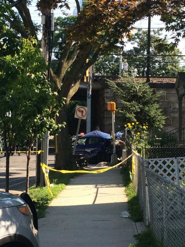 One Dead After Driver Fleeing Police In Bridgeport Hits Car, Pedestrians