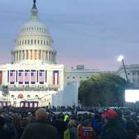 <p>Former Weston First Selectman Woody Bliss snapped this early morning shot of the U.S. Capitol Building shortly before Donald Trump was sworn into office.</p>