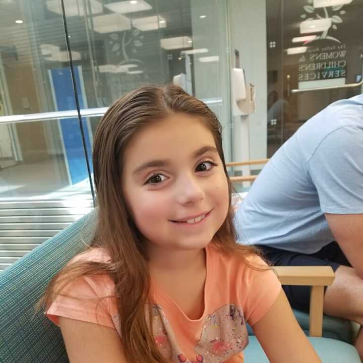 Gabriella Larsen, 9, of Mahwah, successfully and safely had a benign brain tumor removed last year. Her family is grateful -- and paying it forward.