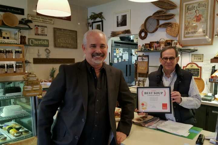 The Barn In Closter Receives DVlicous Award For Best Soup In Bergen County
