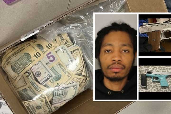 Pound Of Meth, Hundreds Of Fentanyl Pills, 3 Guns Seized From Delco Drug Dealer: PD