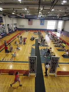 Swim, Run and Bike At New Rochelle YMCA's Indoor Triathlon