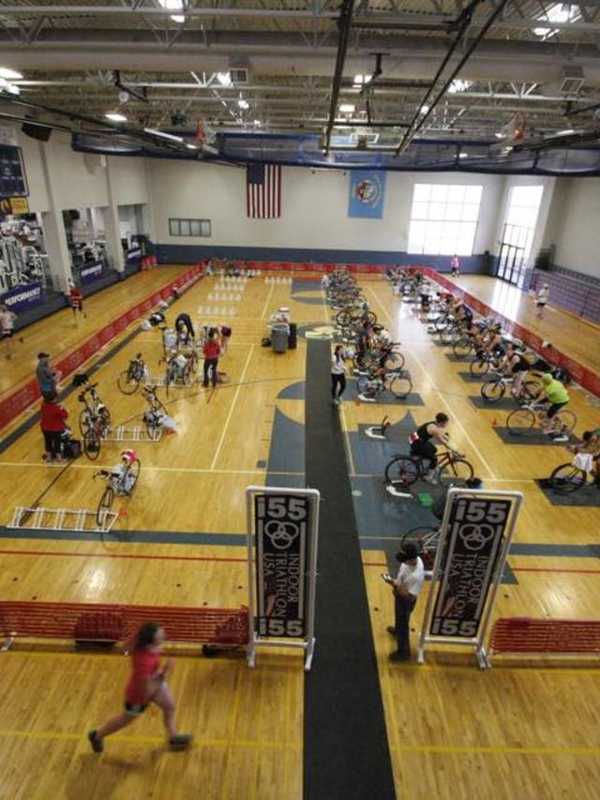 Swim, Run and Bike At New Rochelle YMCA's Indoor Triathlon