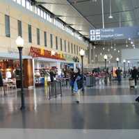 <p>Taking a COVID-19 test after deplaning could become part of the every-day travel routine at Bradley International Airport.</p>