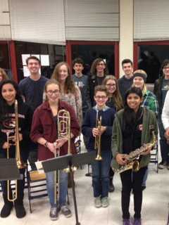 White Plains Jazz Band Performs At Fordham Basketball Game