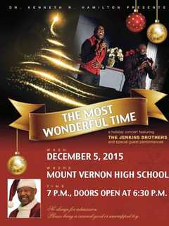Mount Vernon Holiday Concert Features Gospel Artists The Jenkins Brothers