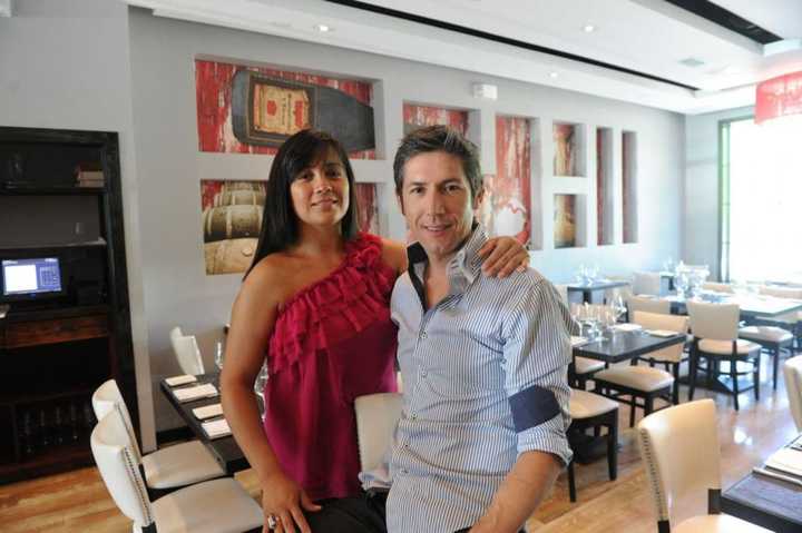 Owners Cristina Ramirez and Mario Lopez at Craft 14 Kitchen+Bar in Wilton.