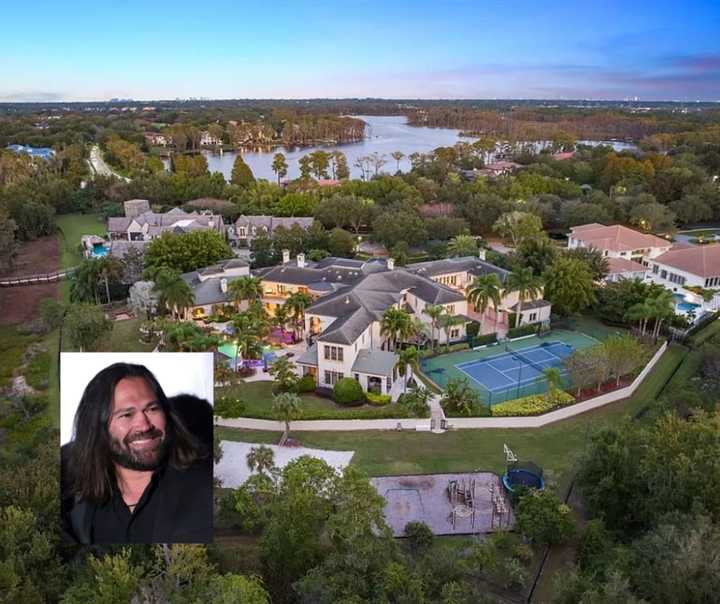 Former outfielder Johnny Damon has listed his epic lakefront home in Windermere, Florida.
  
